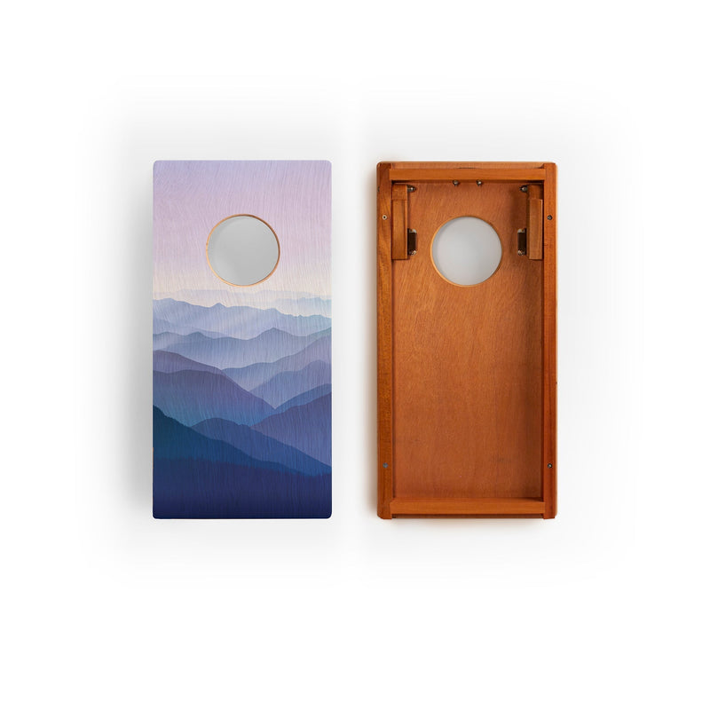 Load image into Gallery viewer, 1ft x 2ft Graphic Wood Travel Cornhole Set | National Parks Inspired Collection
