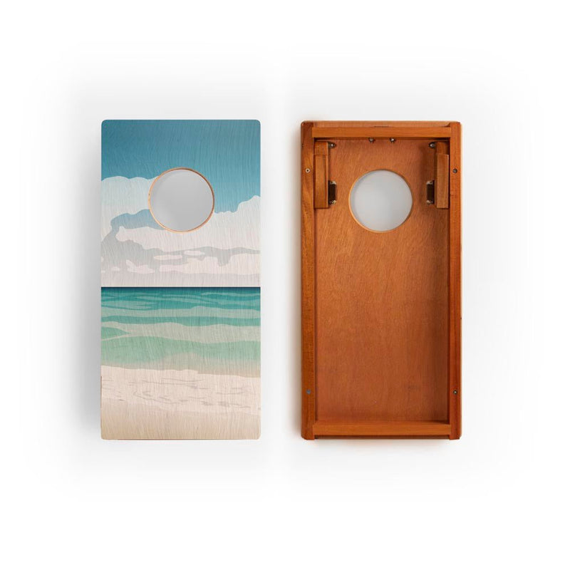 Load image into Gallery viewer, 1ft x 2ft Graphic Wood Travel Cornhole Set | National Parks Inspired Collection
