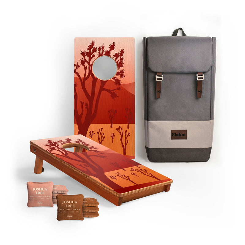 Load image into Gallery viewer, 1ft x 2ft Graphic Wood Travel Cornhole Set | National Parks Inspired Collection
