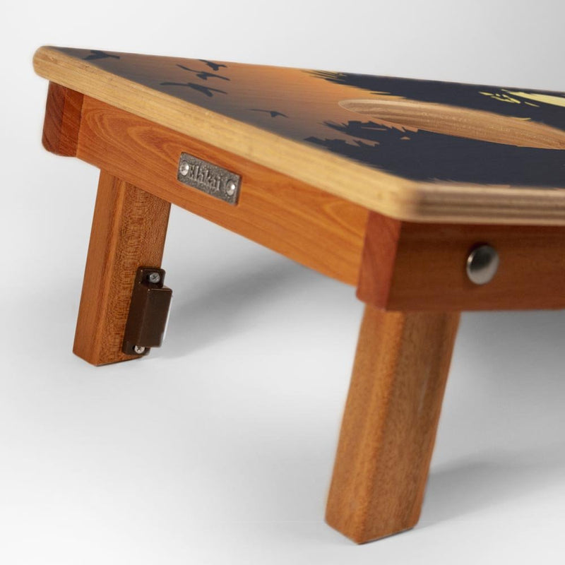 Load image into Gallery viewer, 1ft x 2ft Graphic Wood Travel Cornhole Set | National Parks Inspired Collection
