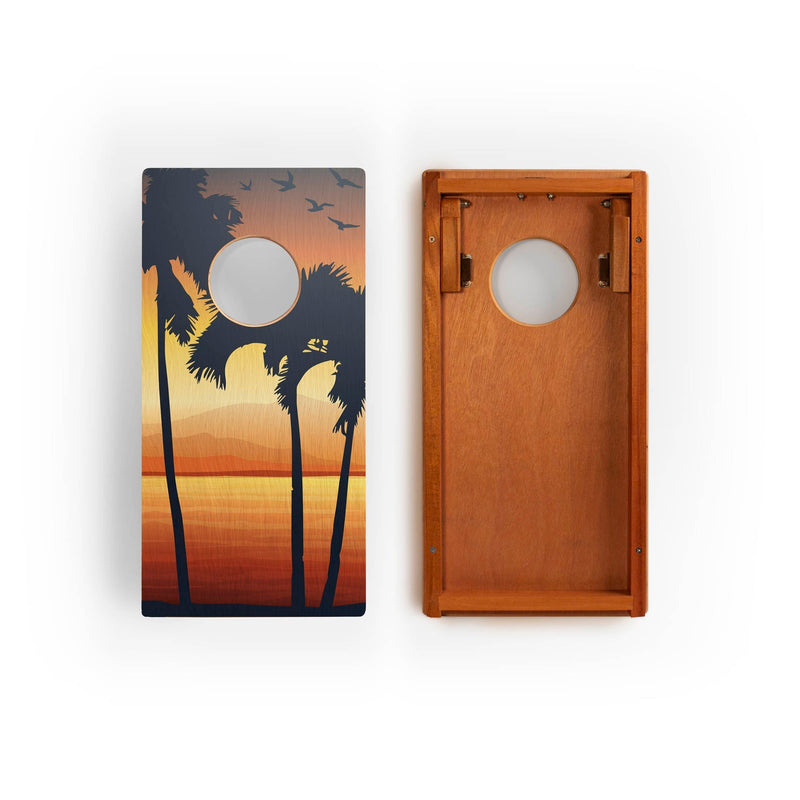 Load image into Gallery viewer, 1ft x 2ft Graphic Wood Travel Cornhole Set | National Parks Inspired Collection
