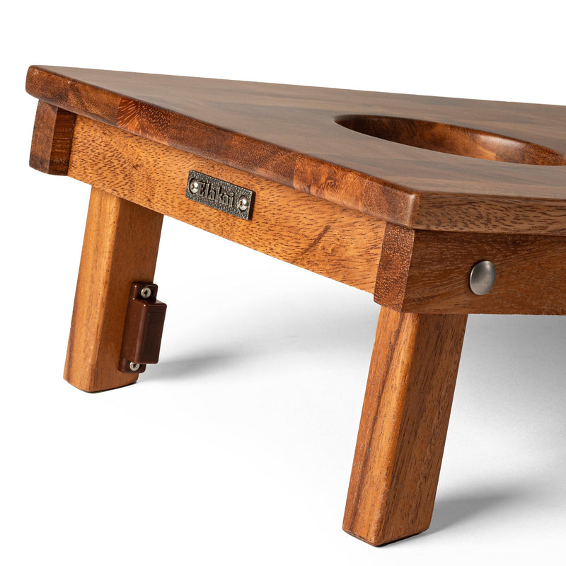 Load image into Gallery viewer, 1ft x 2ft Resin &amp; Wood Travel Cornhole Set | Beach Wave
