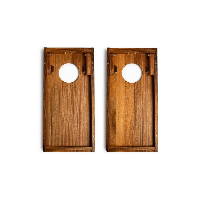 Load image into Gallery viewer, 1ft x 2ft Resin &amp; Wood Travel Cornhole Set | Mountain Collection
