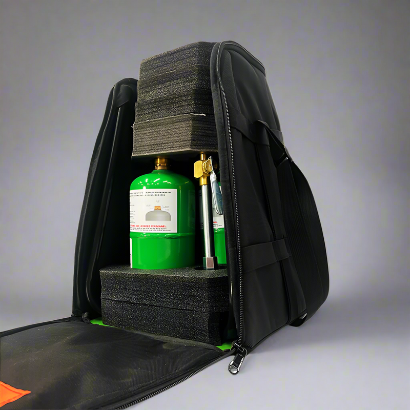 Load image into Gallery viewer, Refillable 1LB Propane Travel Kit
