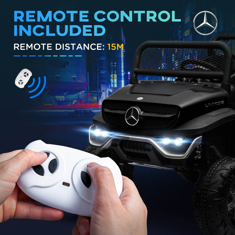 Load image into Gallery viewer, Mercedes-Benz Unimog 12V Kids Ride on Truck with Remote Control - Officially Licensed

