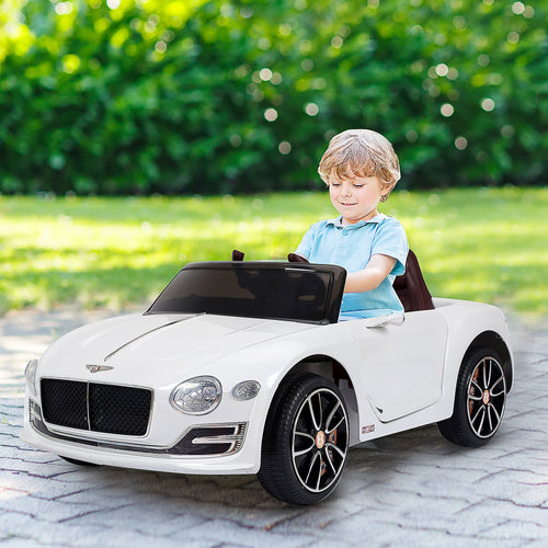 Licensed 12V Bentley Ride On Car for Kids with Parent Remote Control - Black