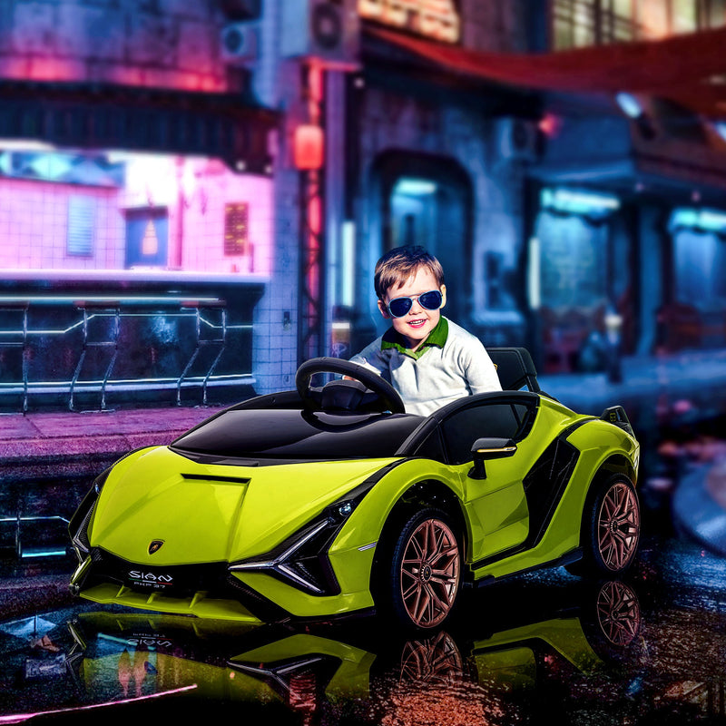 Load image into Gallery viewer, Lamborghini SIAN 12V Kids Electric Ride On Car Toy with Remote Control
