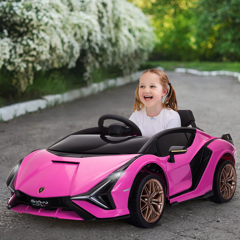 Load image into Gallery viewer, Lamborghini SIAN 12V Kids Electric Ride On Car Toy with Remote Control
