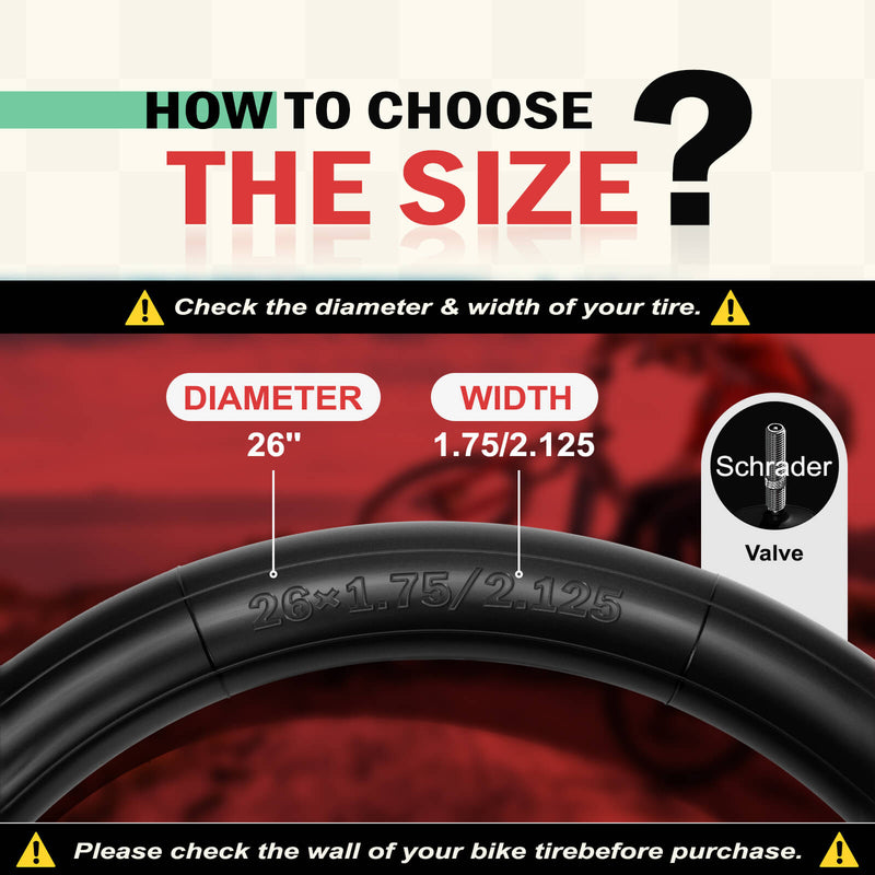Load image into Gallery viewer, Hycline Bike Inner Tube 14“-29”

