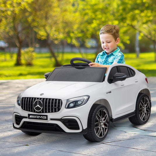 Mercedez-Benz 12V Kids Ride-On Car with Remote Control, Music, and Lights - A Premium Driving Experience for Young Ones
