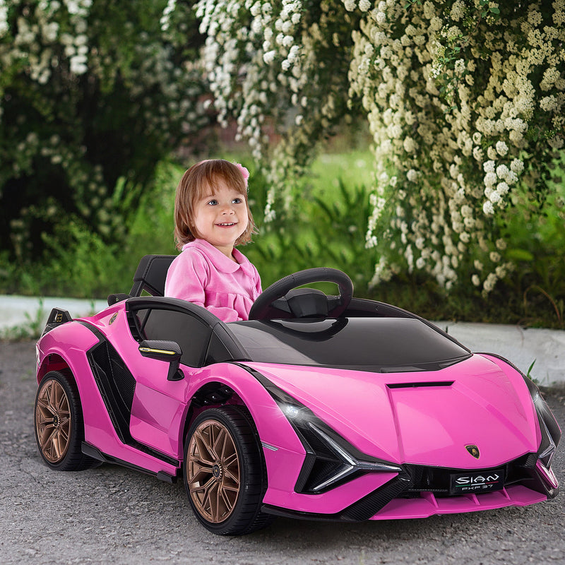 Load image into Gallery viewer, Lamborghini SIAN 12V Kids Electric Ride On Car Toy with Remote Control
