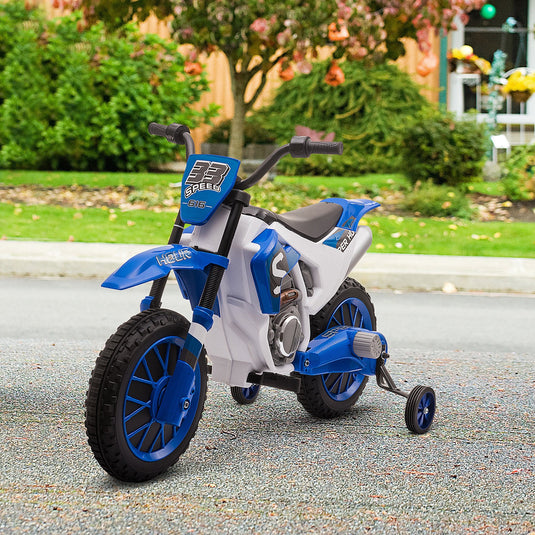 12V Rechargeable Dirt Bike Toy with Training Wheels - Perfect for Little Riders!