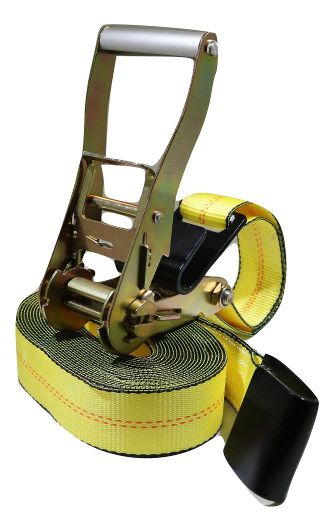 Load image into Gallery viewer, 2&quot; Heavy Duty Flatbed Ratchet Strap w/ Flat Hooks
