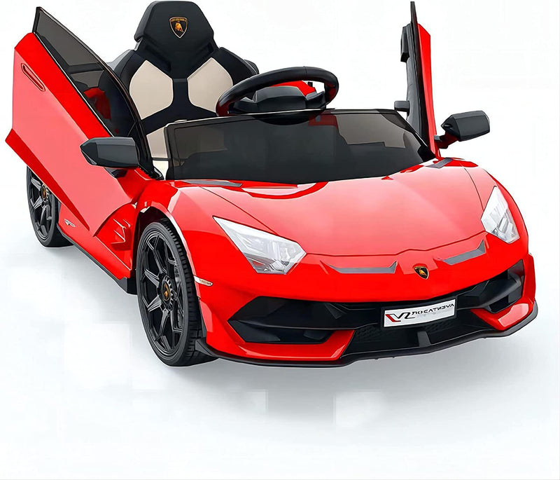 Load image into Gallery viewer, 2-in-1 Electric Ride On Sports Car Toy with Remote Control, 12V Battery, 2 Speeds, and LED Lights
