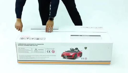 2-in-1 Electric Ride On Sports Car Toy with Remote Control, 12V Battery, 2 Speeds, and LED Lights