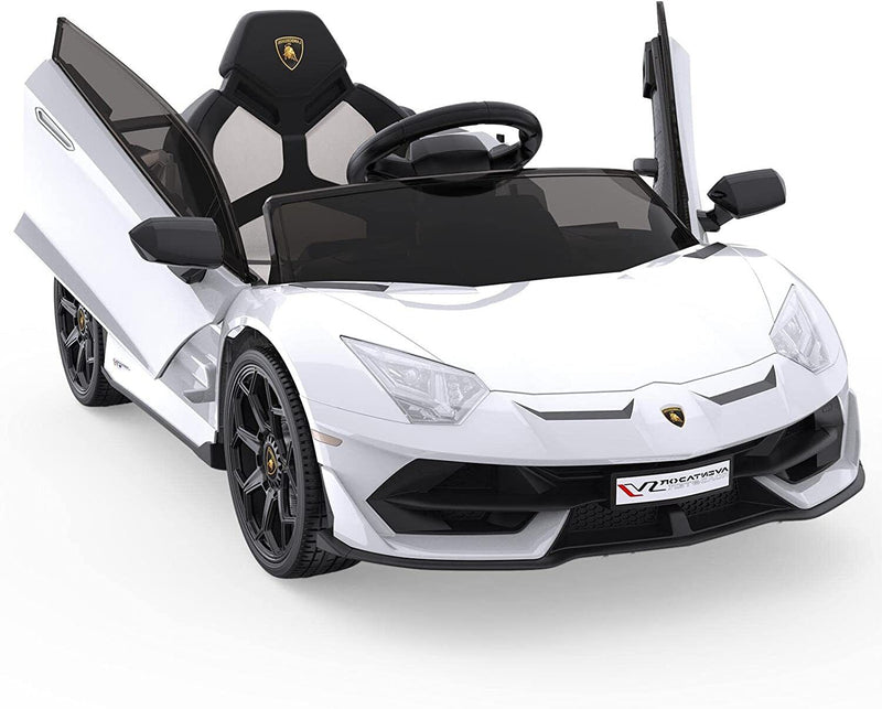 Load image into Gallery viewer, 2-in-1 Electric Ride On Sports Car Toy with Remote Control, 12V Battery, 2 Speeds, and LED Lights
