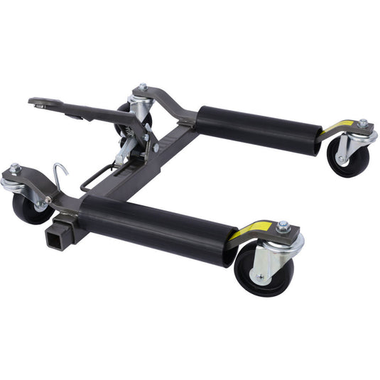 2-in-1 Hydraulic Car Skates: Easily Position and Jack Up Your Vehicle