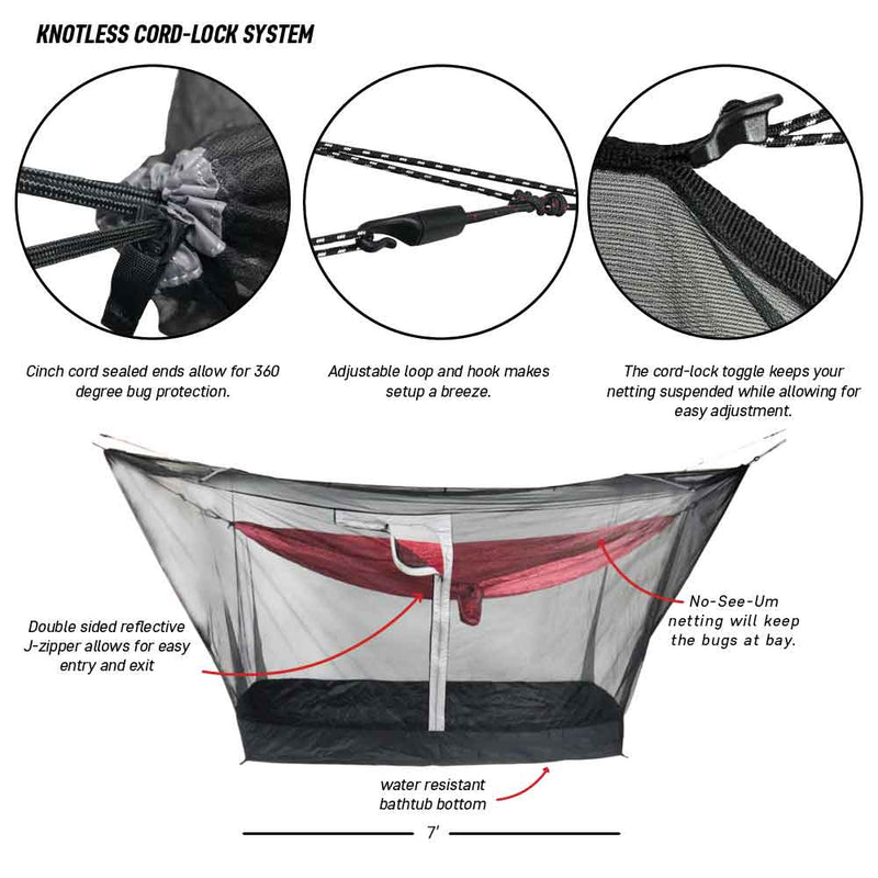 Load image into Gallery viewer, MOZZY 360 Hammock Bug Net Shelter
