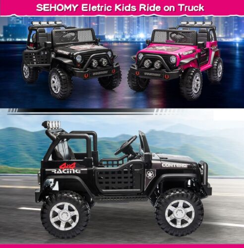 Load image into Gallery viewer, 2-Seater 12V Electric Ride-On Jeep for Kids with Remote Control
