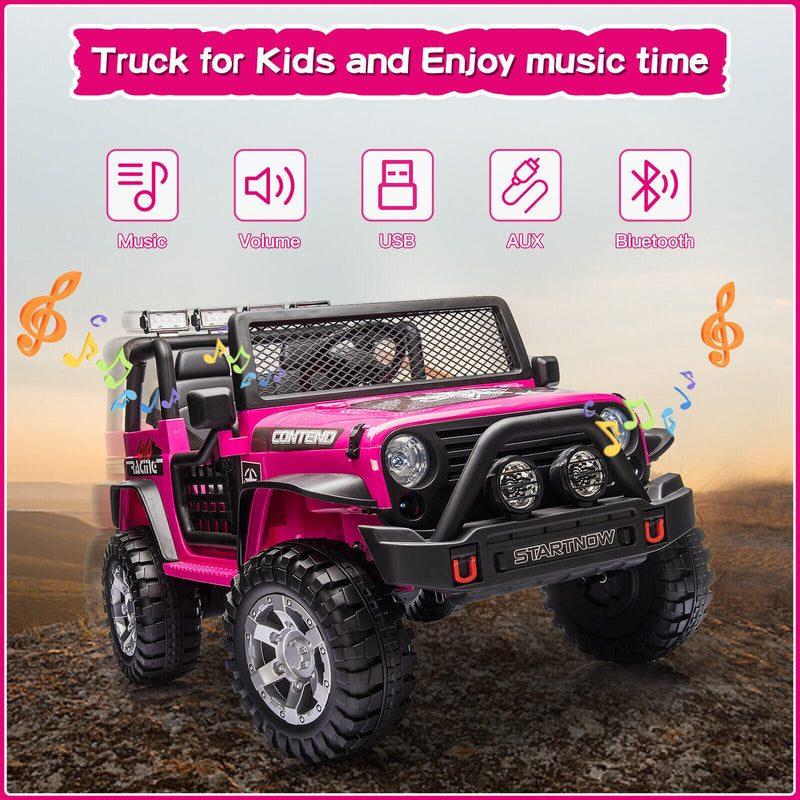 Load image into Gallery viewer, 2-Seater 12V Electric Ride-On Jeep for Kids with Remote Control

