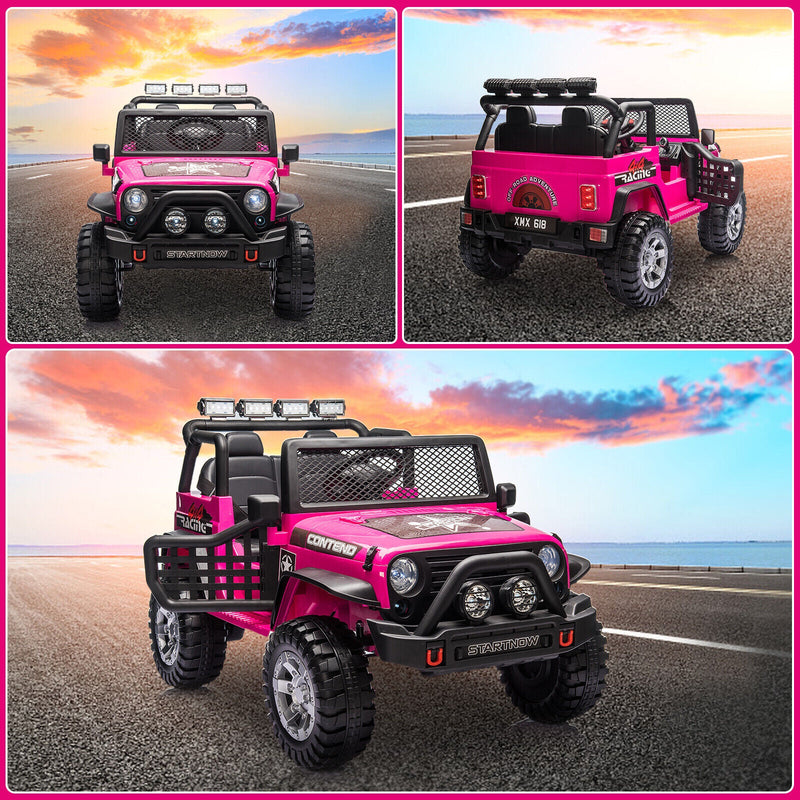 Load image into Gallery viewer, 2-Seater 12V Electric Ride-On Jeep for Kids with Remote Control
