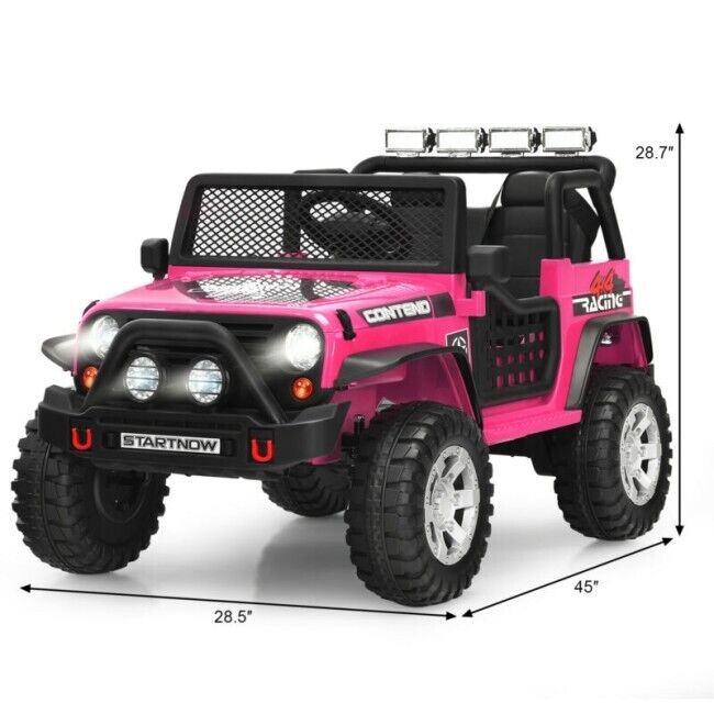 Load image into Gallery viewer, 2-Seater 12V Electric Ride-On Truck for Kids with Remote Control
