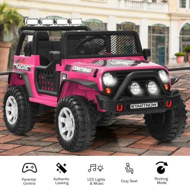 Load image into Gallery viewer, 2-Seater 12V Electric Ride-On Truck for Kids with Remote Control
