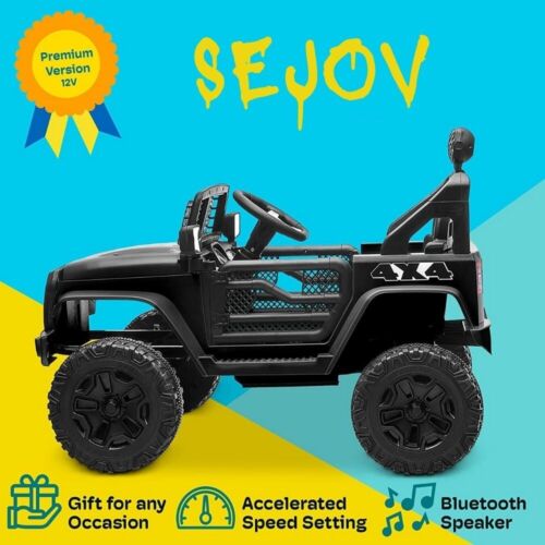 2-Seater 12V Electric Ride-On Truck Toy with Remote Control for Kids