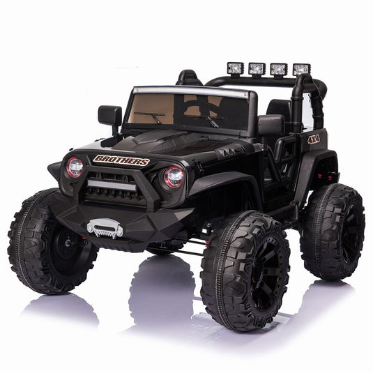 2-Seater 24V/12V Electric Ride-On Truck for Kids with Bluetooth and 2x200W Motors - New Release!