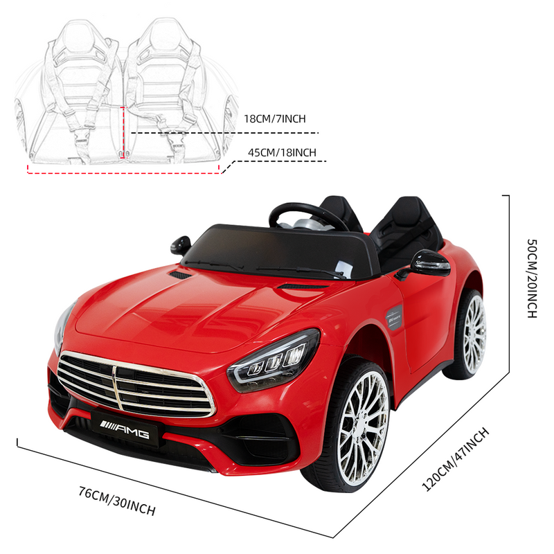Load image into Gallery viewer, 2-Seater 24V Battery-Powered Ride-On Car with Remote Control and 4*35W Motors
