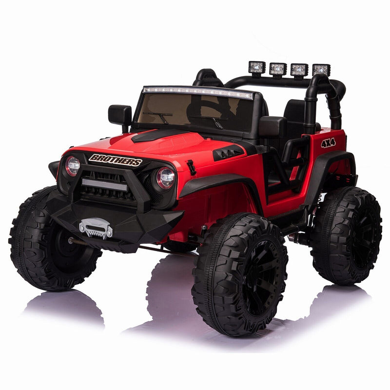 Load image into Gallery viewer, 2-Seater 24V Electric Ride-On Truck for Kids with Bluetooth and LED Lights
