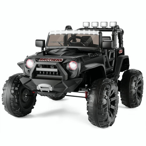 2-Seater 24V Electric Ride-On Truck for Kids with Parental Remote Control - US Version