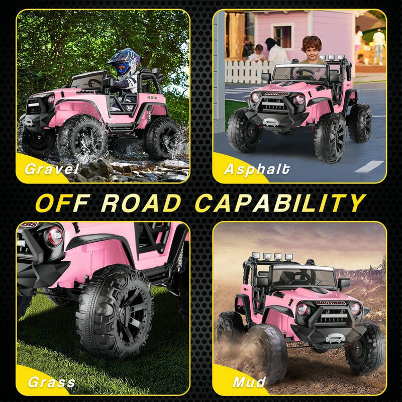 Load image into Gallery viewer, 2-Seater 24V Electric Ride-On Truck for Kids with Parental Remote Control - US Version
