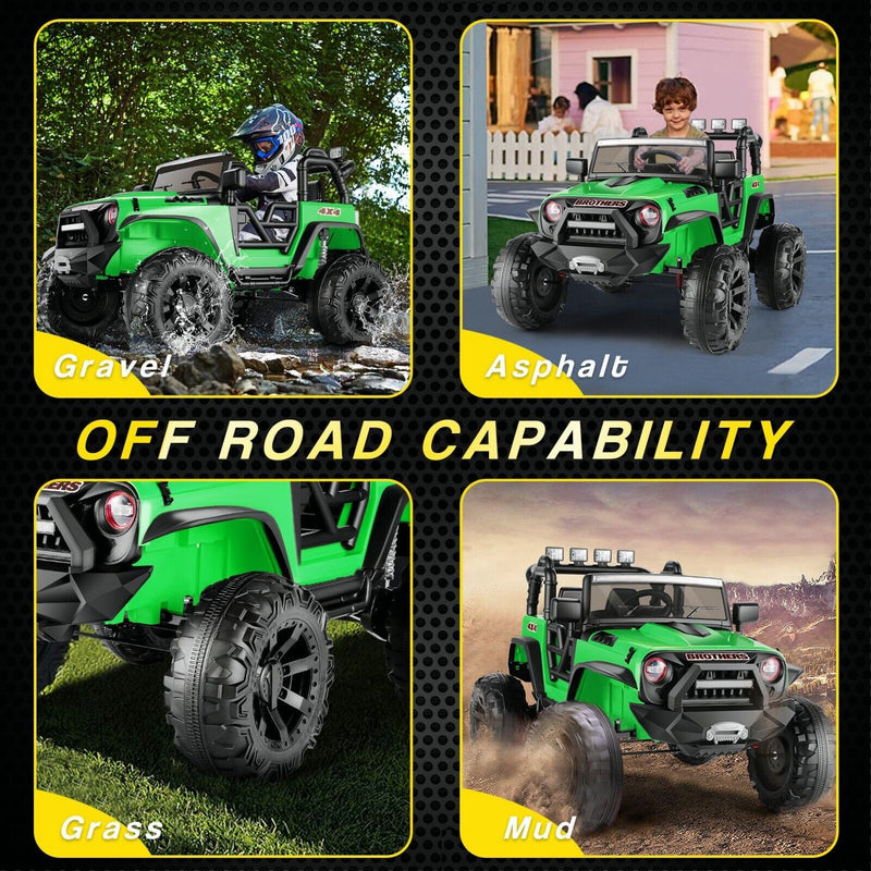 Load image into Gallery viewer, 2-Seater 24V Electric Ride-On Truck for Kids with Parental Remote Control - US Version
