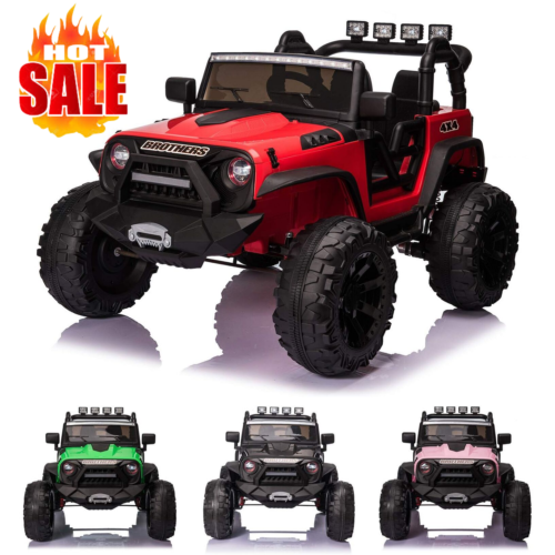 Load image into Gallery viewer, 2-Seater 24V Electric Ride-On Truck for Kids with Parental Remote Control
