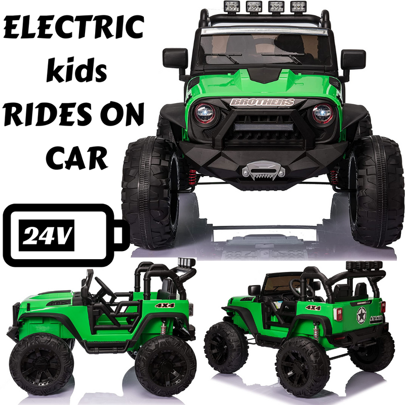 Load image into Gallery viewer, 2-Seater 24V Electric Ride-On Truck for Kids with Parental Remote Control - Brand New
