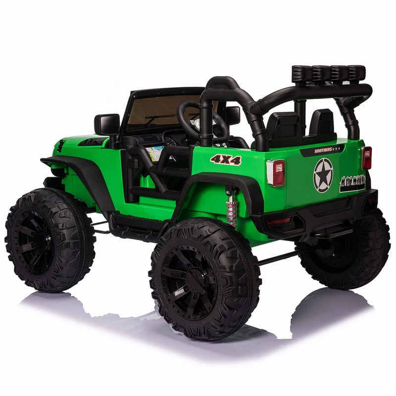 Load image into Gallery viewer, 2-Seater Electric Ride-On Jeep for Kids with Remote Control - 24V Toy Truck
