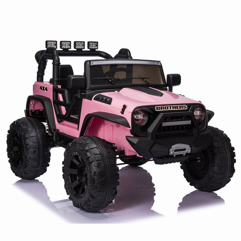 Load image into Gallery viewer, 2-Seater 400W Electric Ride-On Truck for Kids with Remote Control, LED Lights, and MP3 Player
