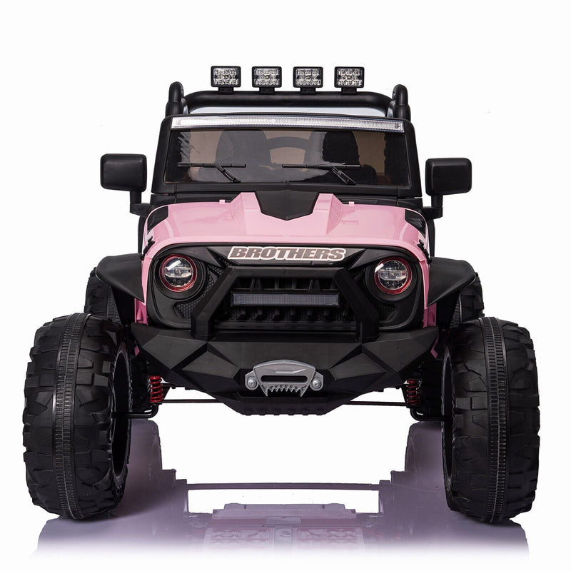 Load image into Gallery viewer, 2-Seater 24V Electric Ride-On Truck with Bluetooth and LED Lights for Kids
