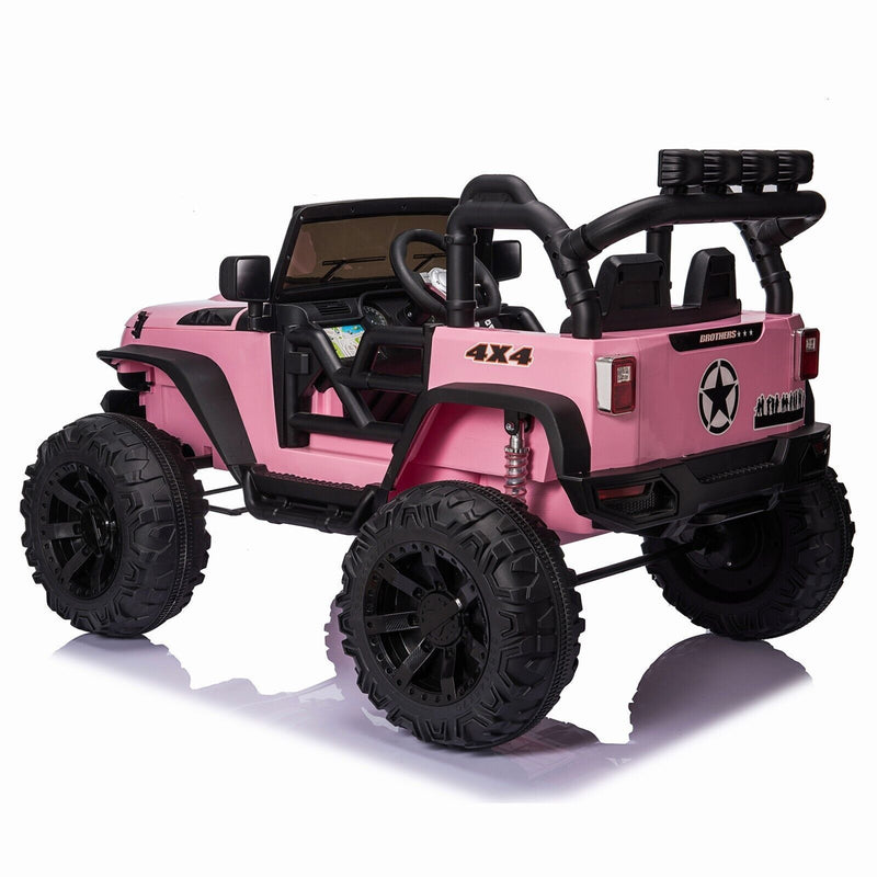 Load image into Gallery viewer, 2-Seater 24V Electric Ride-On Truck with Bluetooth and LED Lights for Kids
