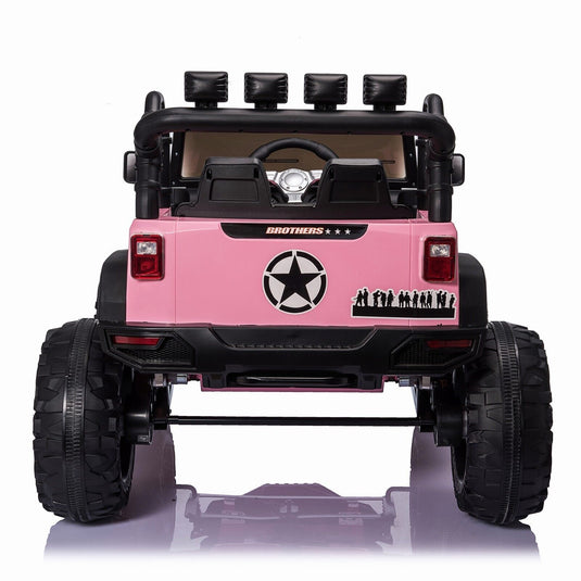 2-Seater 24V Electric Vehicle Truck for Kids with Bluetooth and 2x200W Motors