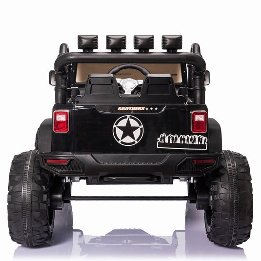 2-Seater 24V Electric Vehicle Truck for Kids with Bluetooth and 2x200W Motors