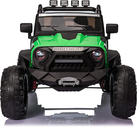 2-Seater 24V Electric Toy Truck for Kids with Parent Remote Control