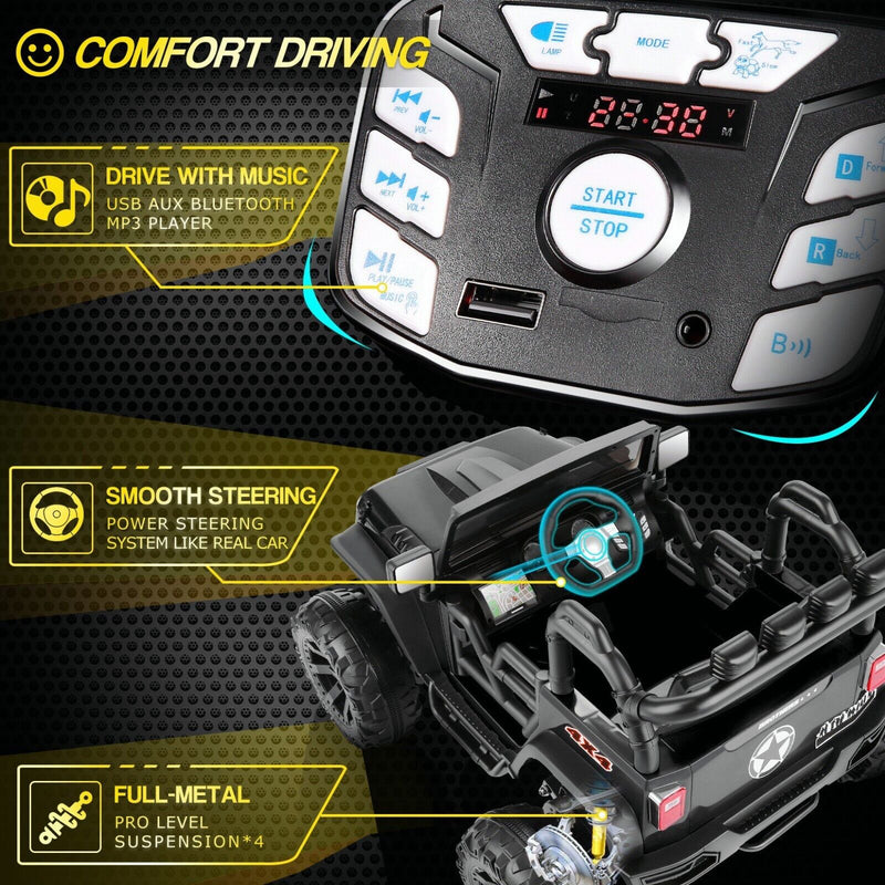 Load image into Gallery viewer, 2-Seater Electric Truck Toy for Kids with Remote Control - 400W 24V 9AH
