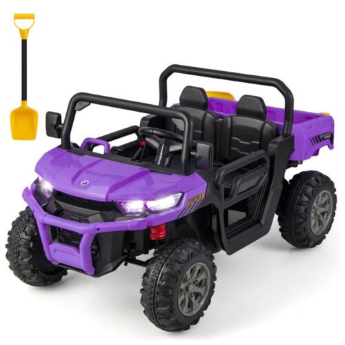 Load image into Gallery viewer, 2-Seater Electric Dump Truck Ride-On for Kids with Remote Control - 12V
