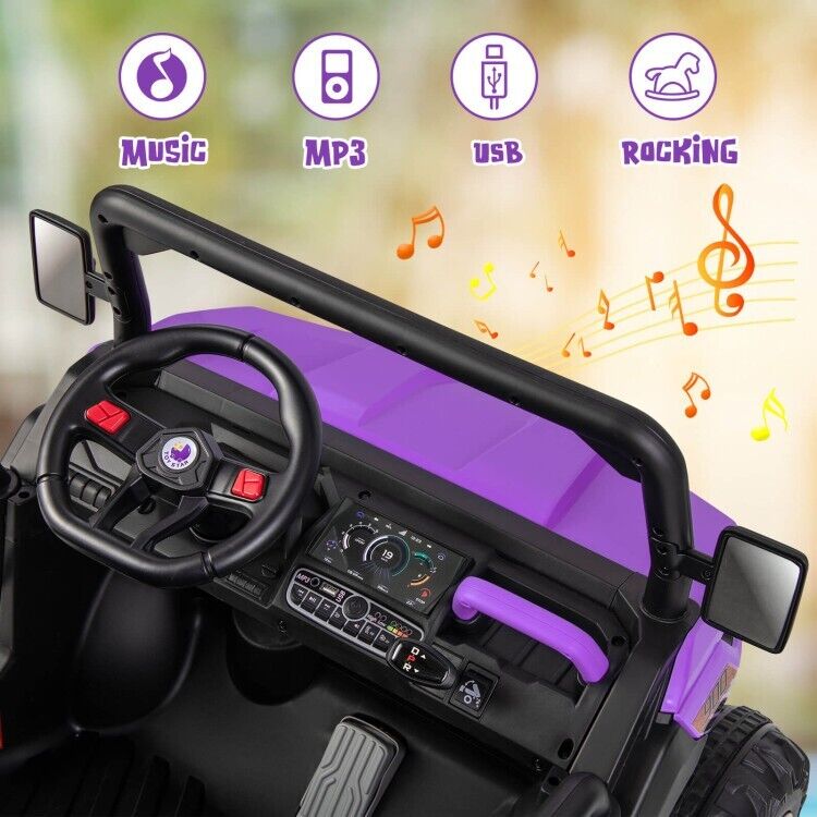 Load image into Gallery viewer, 2-Seater Electric Dump Truck Ride-On for Kids with Remote Control - 12V
