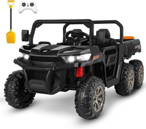Load image into Gallery viewer, 2-Seater Electric Dump Truck UTV with 24V Power and Dump Bed
