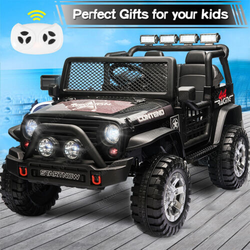 2-Seater Electric Jeep Car Toy for Kids with Remote Control - 12V Ride-On Truck