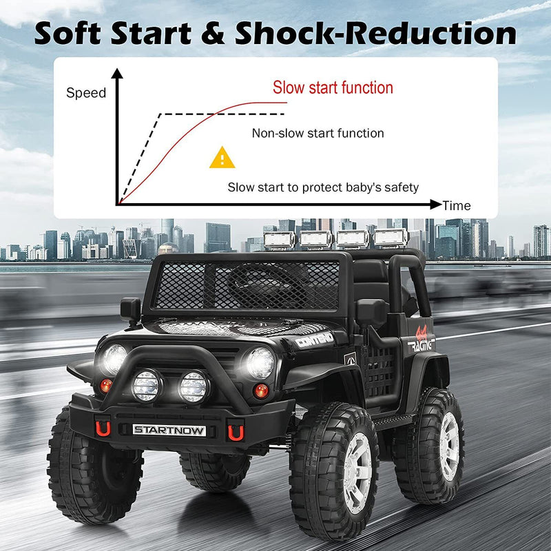 Load image into Gallery viewer, 2-Seater Electric Jeep Car Toy for Kids with Remote Control - 12V Ride-On Truck
