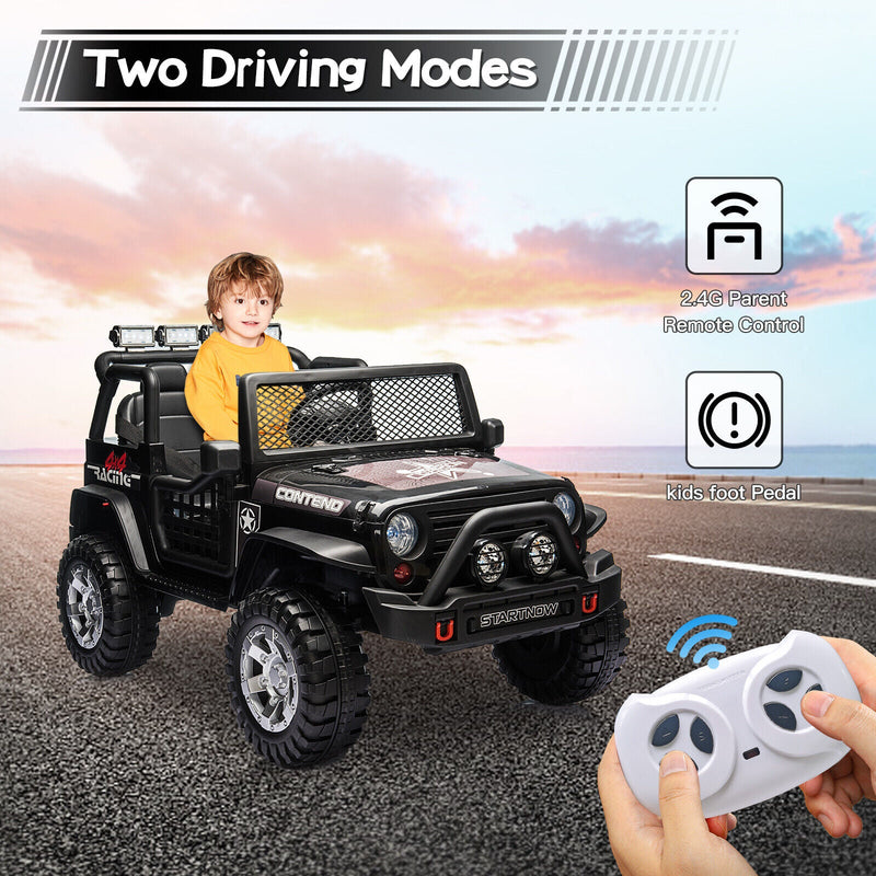 Load image into Gallery viewer, 2-Seater Electric Jeep Car Toy with Remote Control for Kids - 12V Ride-On Vehicle

